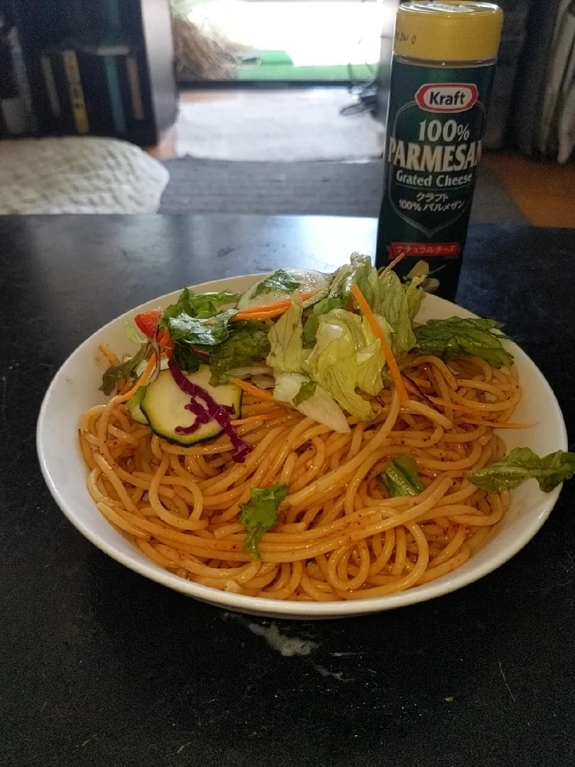 夜勤明け昨日投稿忘れていたので今。冷やしあっさりナポリタンを作り食しました|Tarou  Masayukiさん