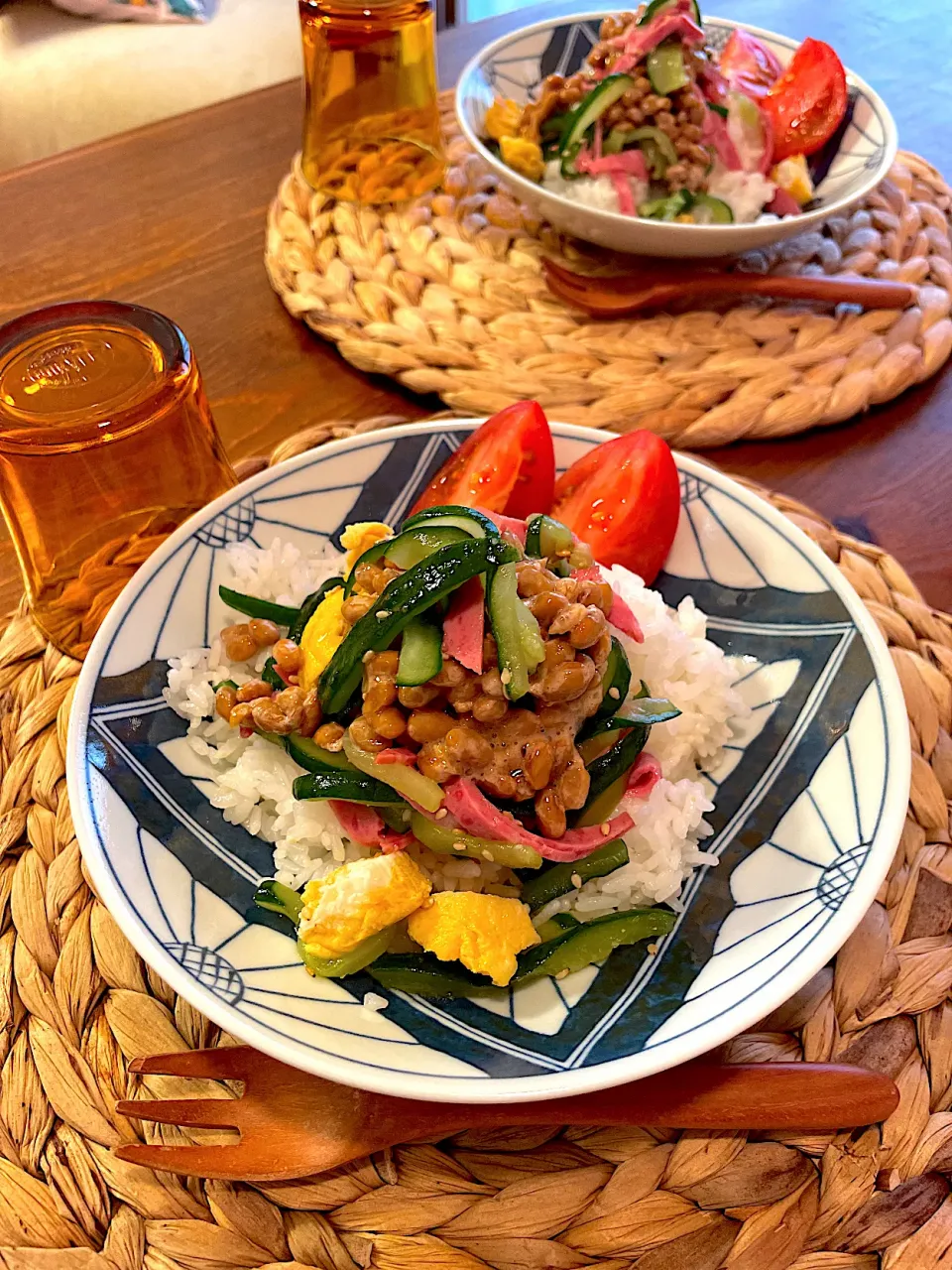 冷やし中華風納豆丼|ＭＡＲＵＥ家の食卓さん