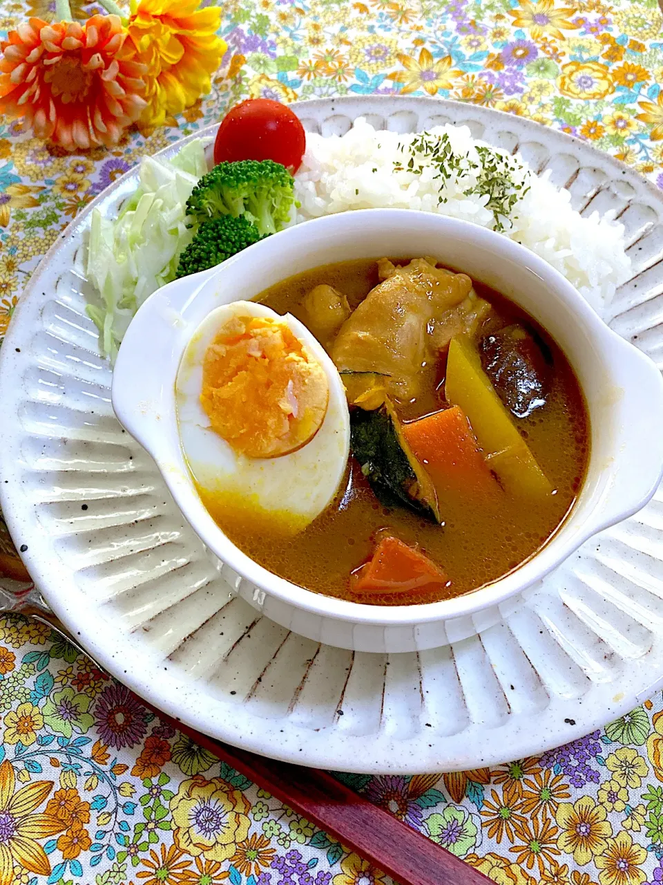 スープカレー風プレート🌻|ringonamaさん