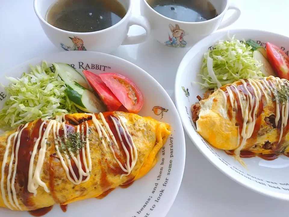 オムそばめし|☘️みどり食堂さん