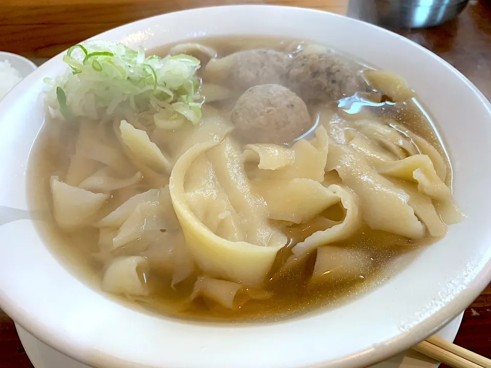 Snapdishの料理写真:スープ刀削麺|ぶりっとさん