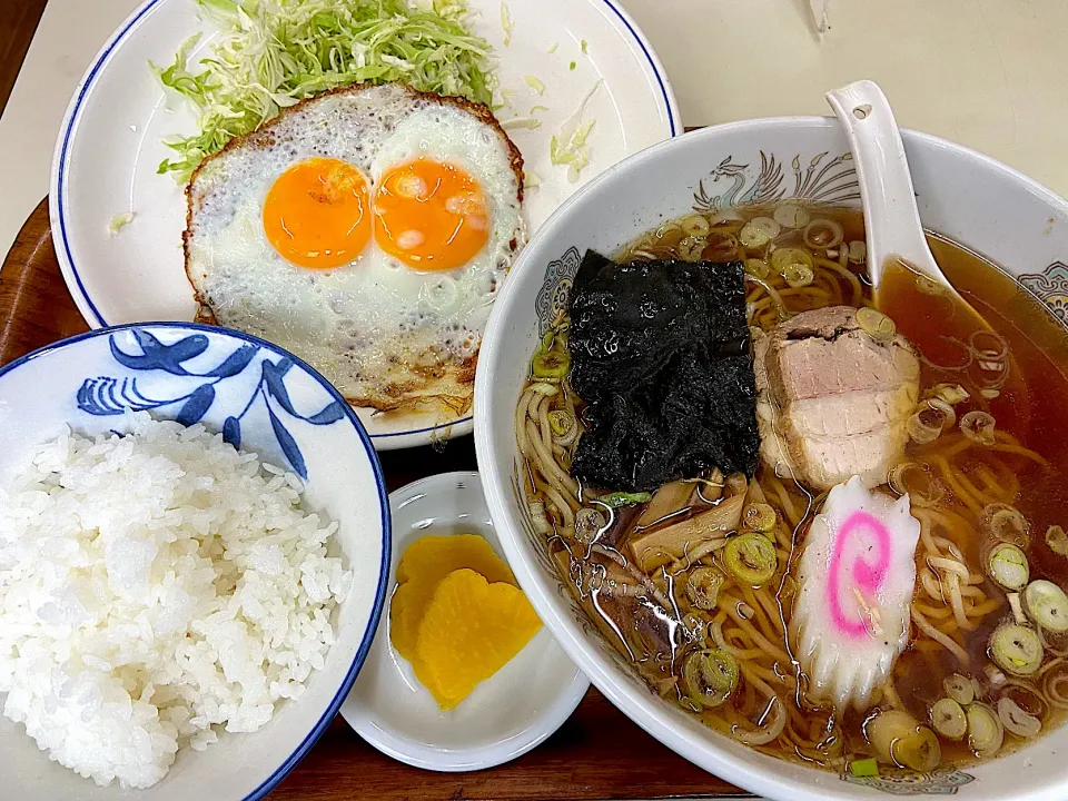 #町中華　ラーメン定食|須佐 浩幸さん