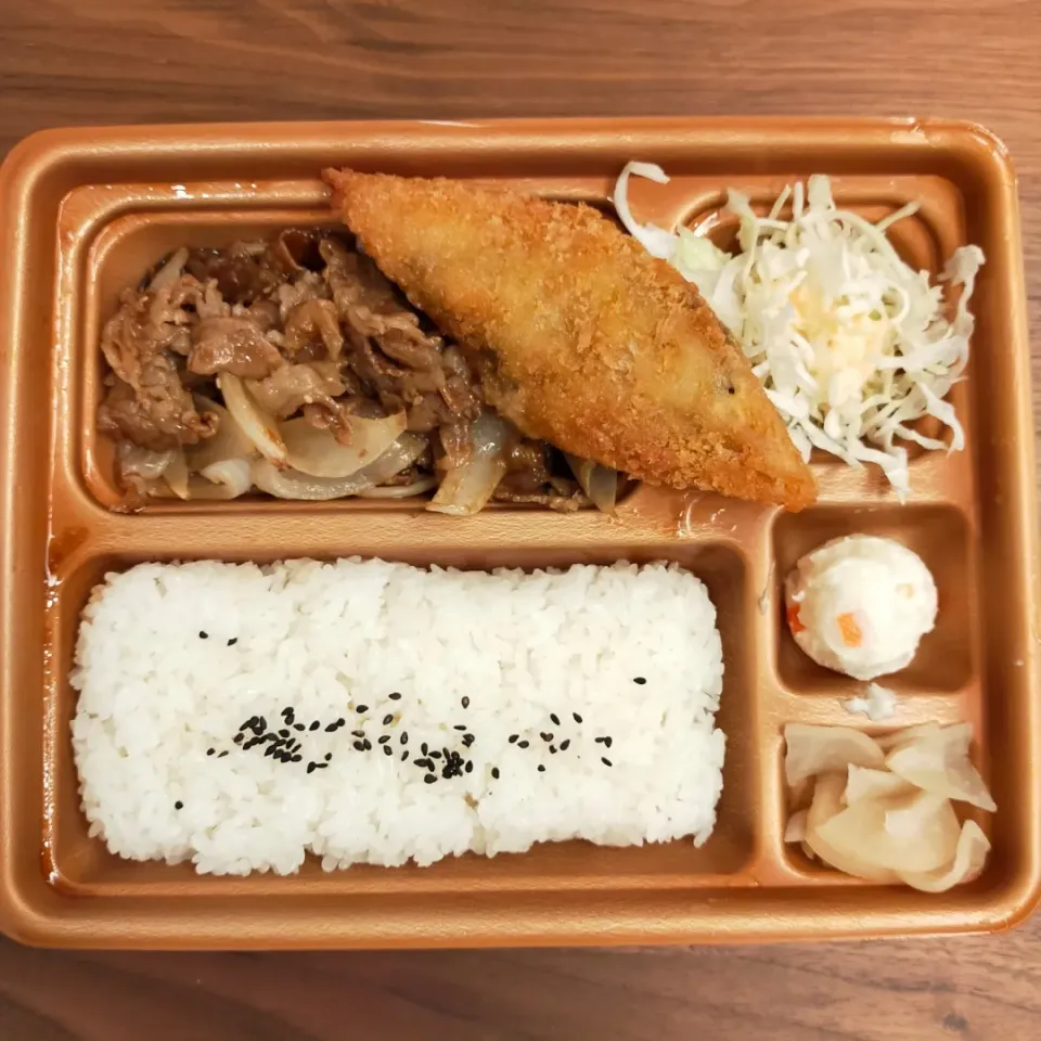 牛焼肉弁当
白身フライ|うりさん