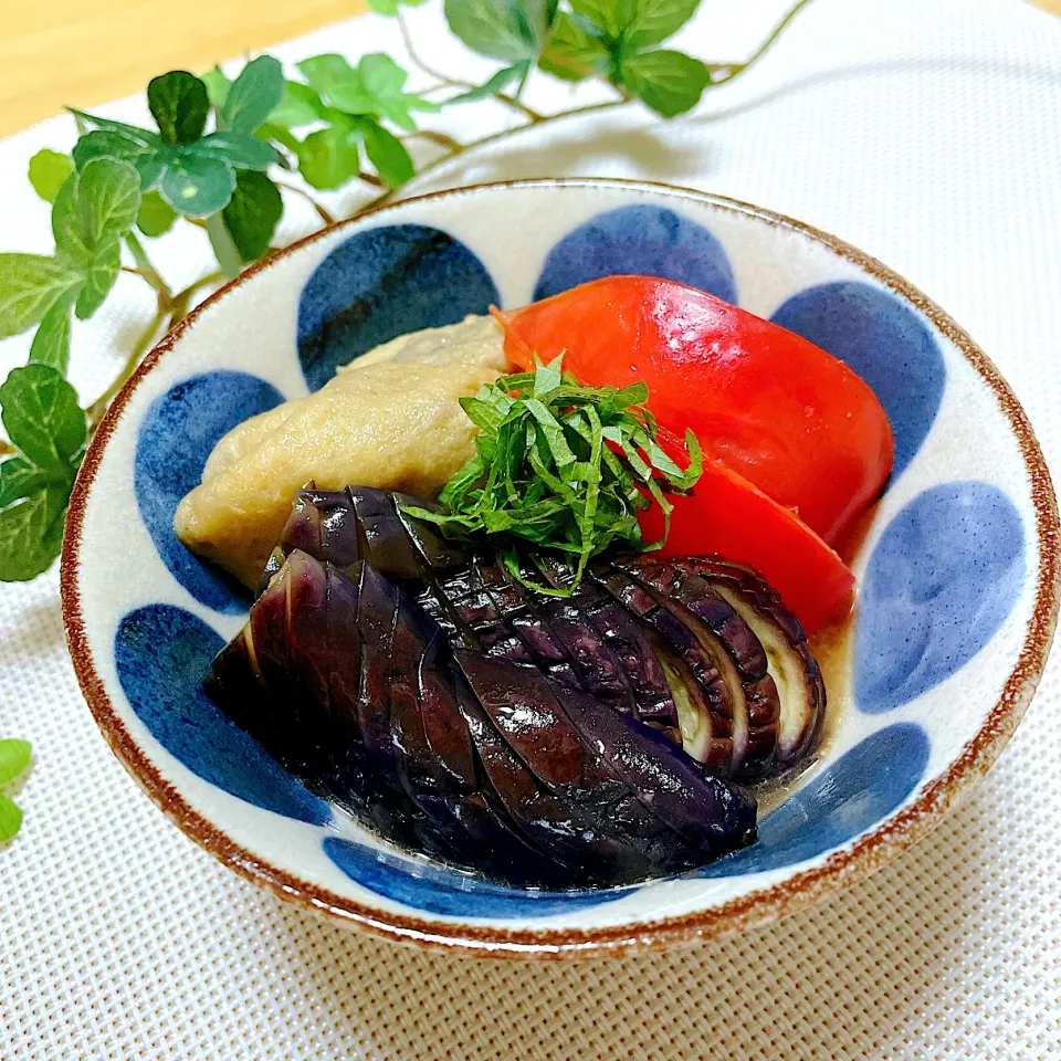 茄子とがんもとトマトの煮浸し|shizuさん