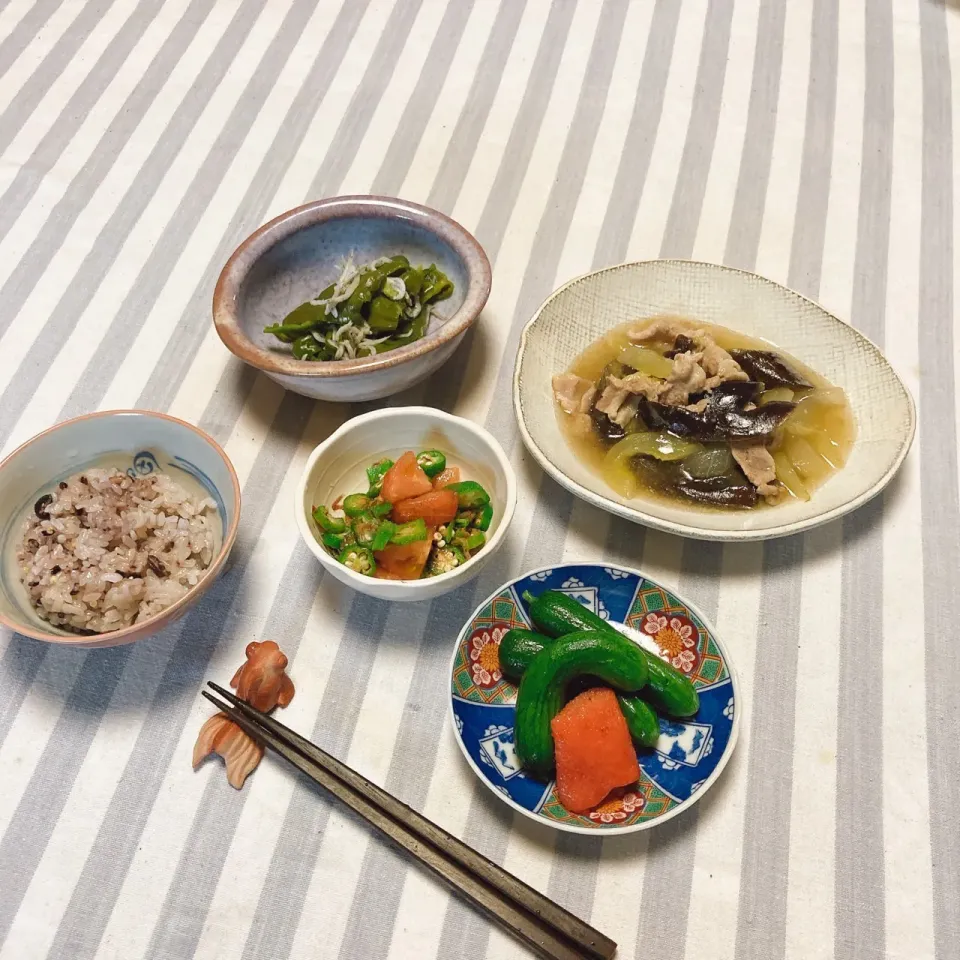 Snapdishの料理写真:grandmaの晩ごはん☆7月6日|kaoriさん