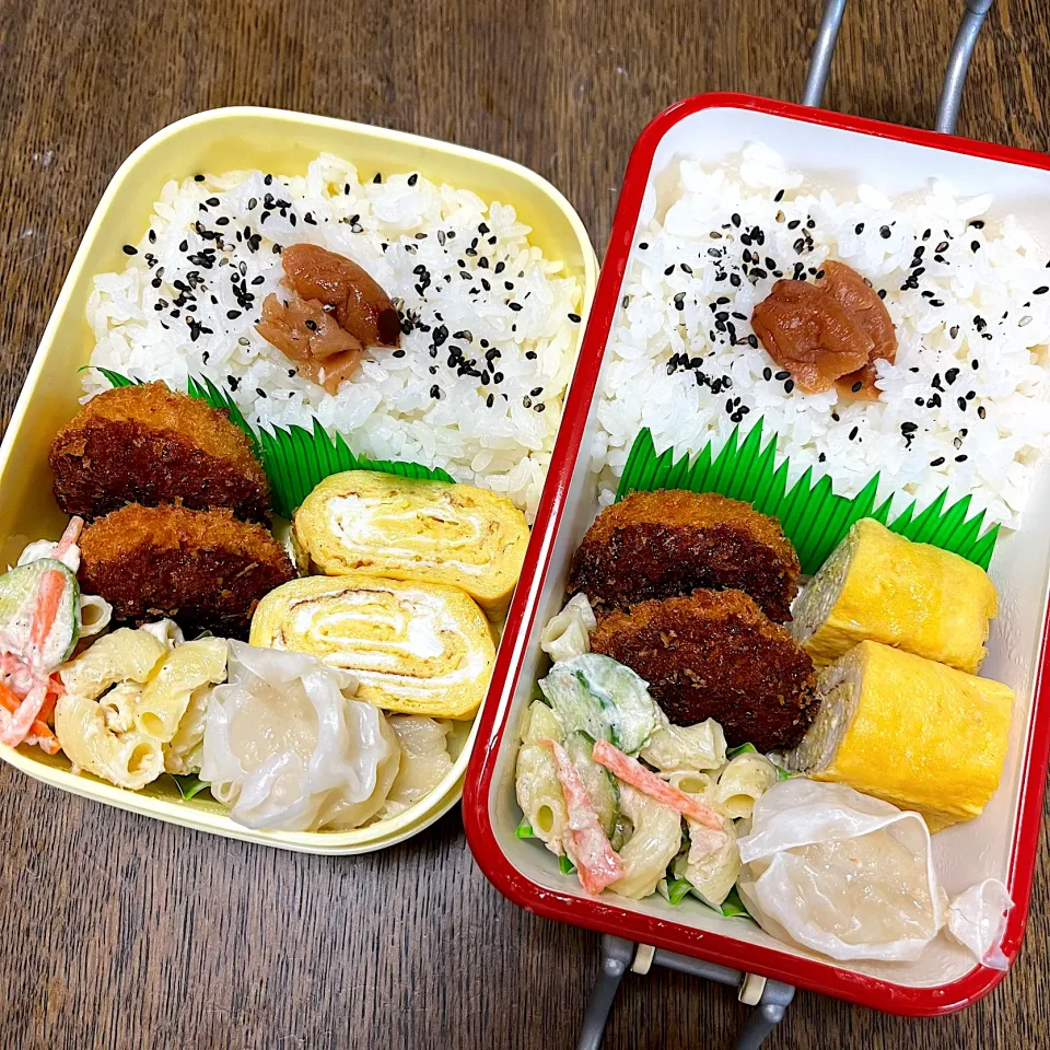 Snapdishの料理写真:娘＆自分弁当♪22.7.7.|れもんてぃさん