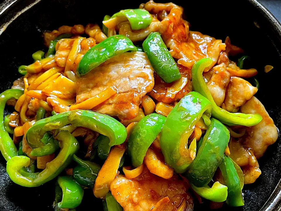 摘果パプリカで青椒肉絲🫑|ひだまり農園さん