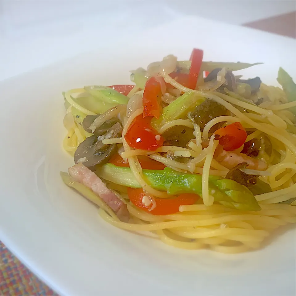 Snapdishの料理写真:優しい夏野菜パスタ|Yochipyさん