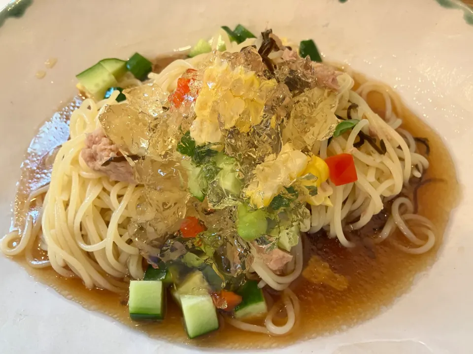 カフェカルムの七夕🎋冷製パスタ🍝|リッキーさん