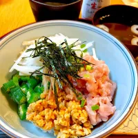 Snapdishの料理写真:ネバネバ丼