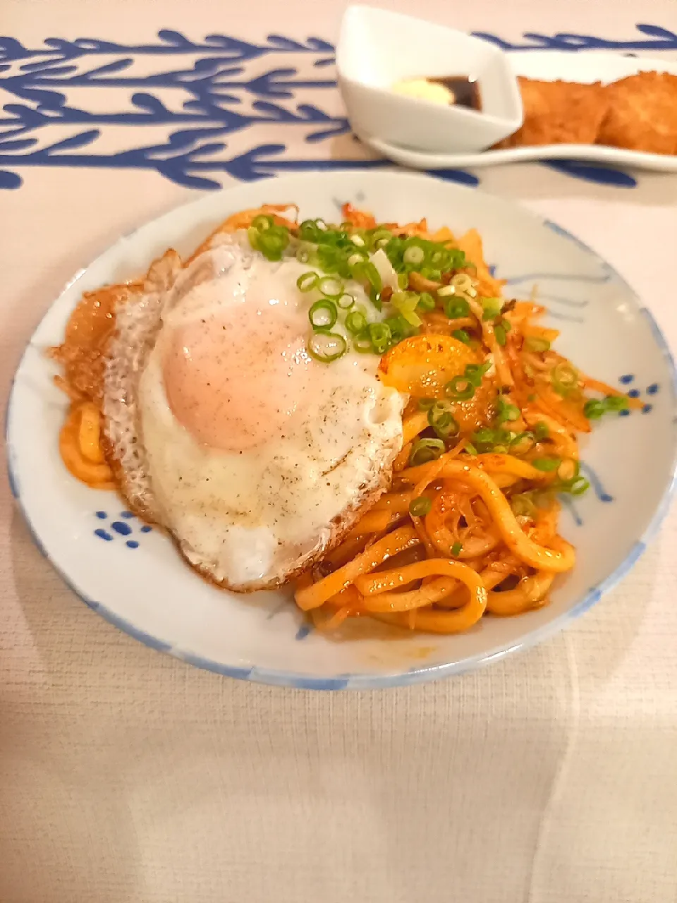 旦那さまのピリ辛焼きうどん！|mayumiさん