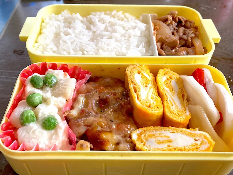 ポークチャップ弁当|料理嫌いを直したいさん