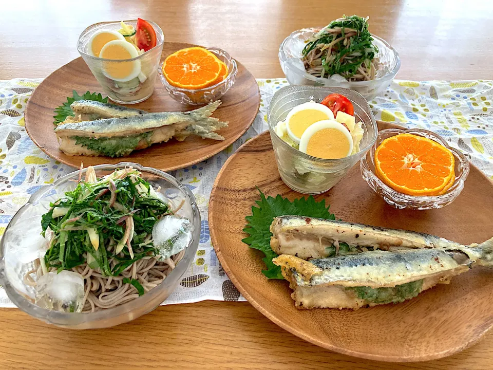 ＊夏バテ予防☀️元気に食べよう＊薬味たっぷりお魚ランチプレート＊|＊抹茶＊さん