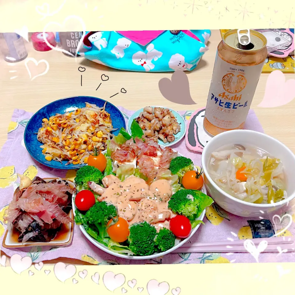 ７／８ ｆｒｉ 晩ごはん🍴＊○°|rinaronarさん