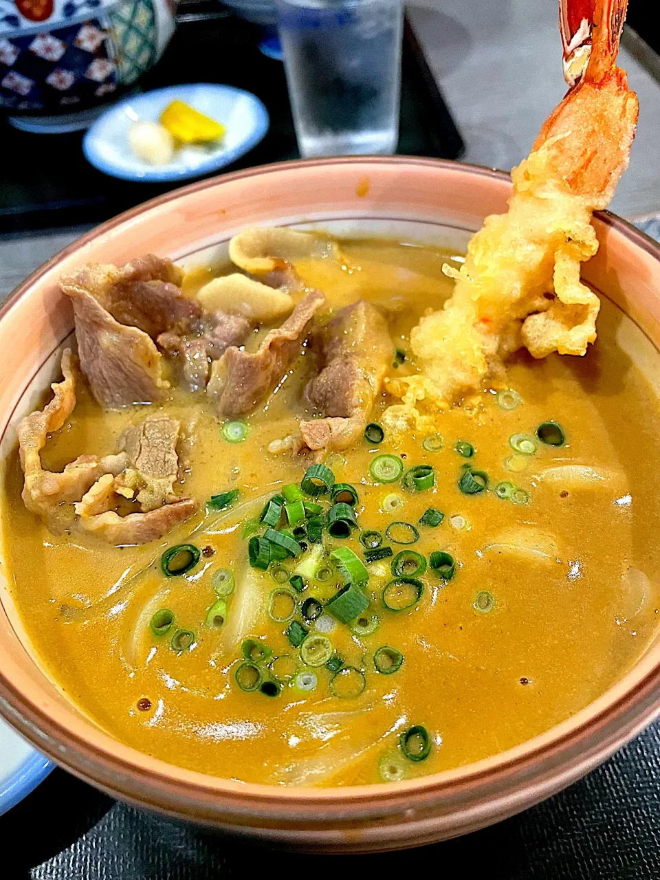 Snapdishの料理写真:しまだの海老天カレーうどん肉乗せ＠表参道|Yasuhiro Koikeさん