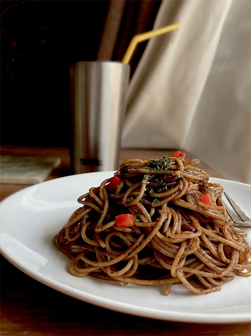 ‎⁦ᔦꙬᔨいかすみパスタ‎⁦ᔦꙬᔨ👨‍🍳弓削啓太シェフのレシピ|くろねこじったん‍さん