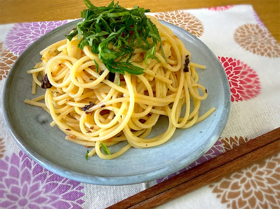 梅と大葉のパスタ|あやさん