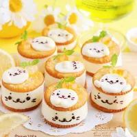 しろたんのレアチーズケーキサンド