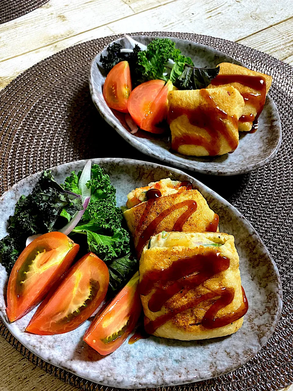 まなまな♡さんの料理 ポテトサラダリメイク♡薄揚げdeコロッケ|ぽっちさん