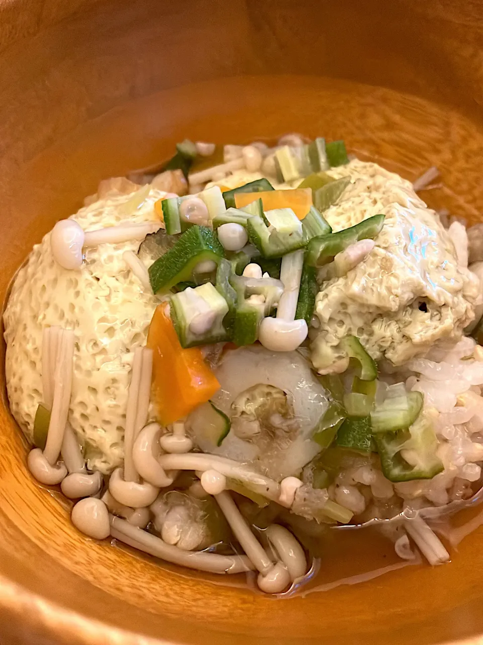 たまご豆腐あんかけ丼|麹ラブかっかさん