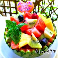 ピノガール🍉でフルーツ盛り合わせ