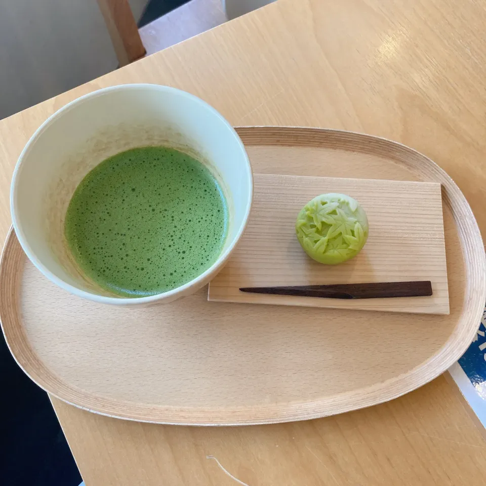 上生菓子とお抹茶🍵|ちゃみこさん