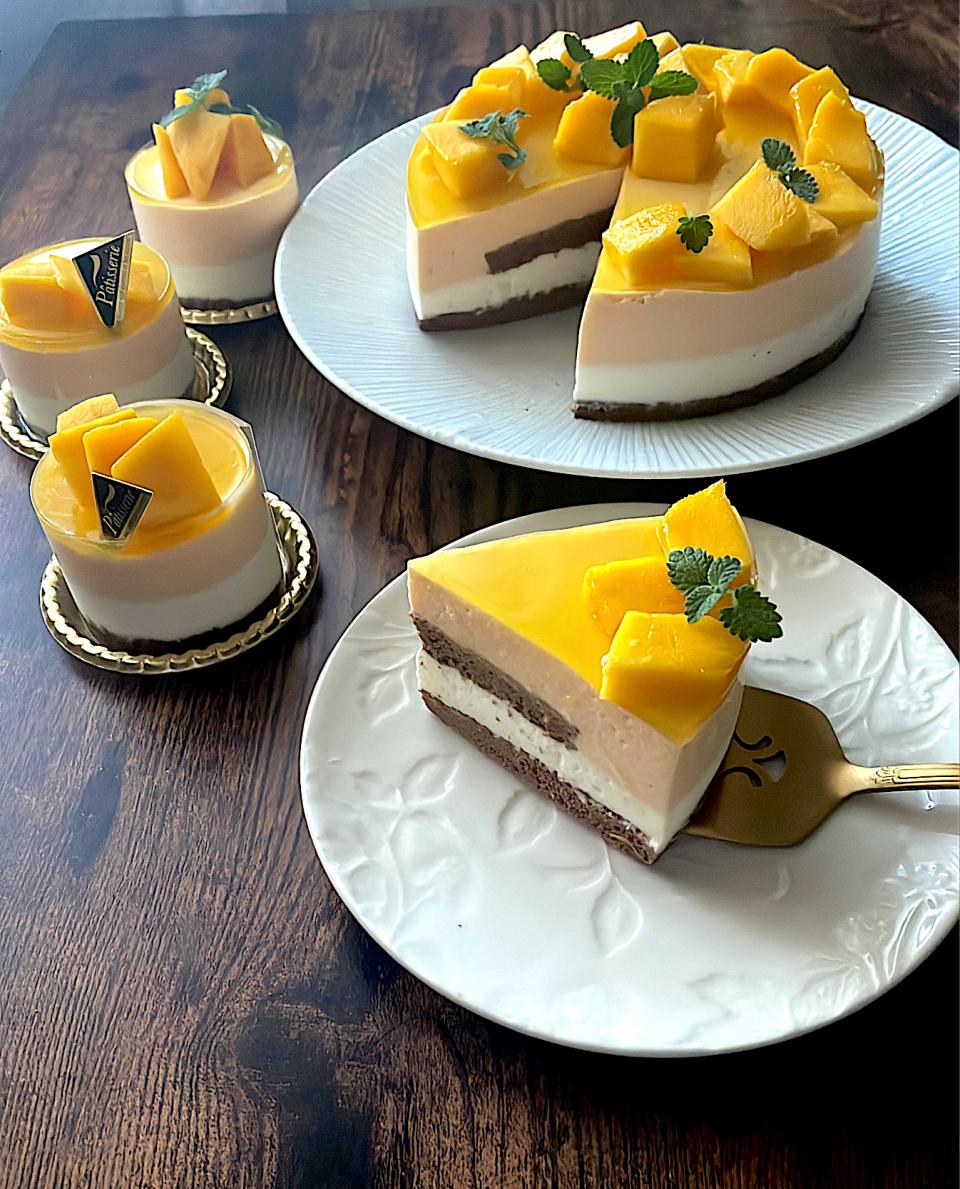 🥭マンゴームースケーキ〜おまけ付き