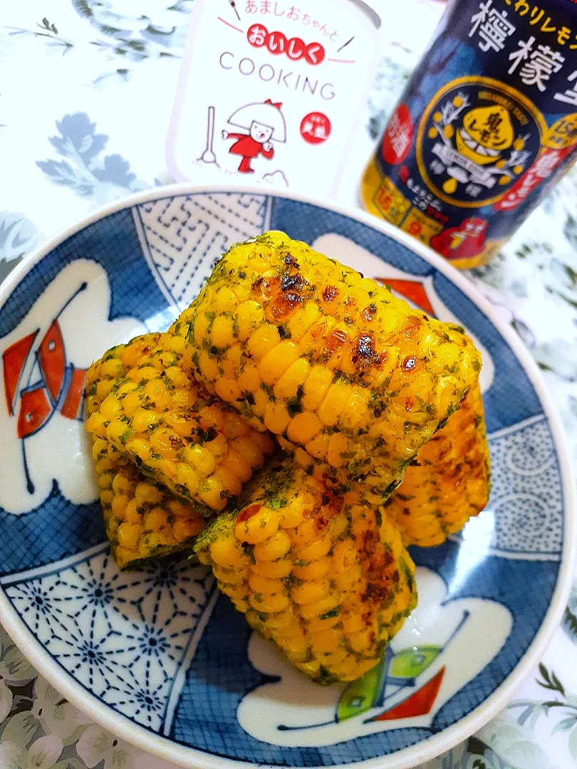 ポトスさんの料理 のり塩フライドコーン➡️🌽焼いちゃいました❗|@きなこさん