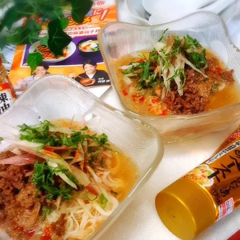 「「Cook Do®香味ペースト®」 １２０g」を使ってみたSnapdishの料理・レシピ写真:冷やし坦々素麺です。