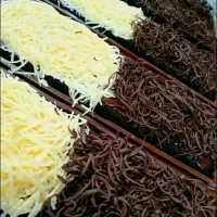 Brownies kukus persegi
topping coklat dn keju|maiaruliさん