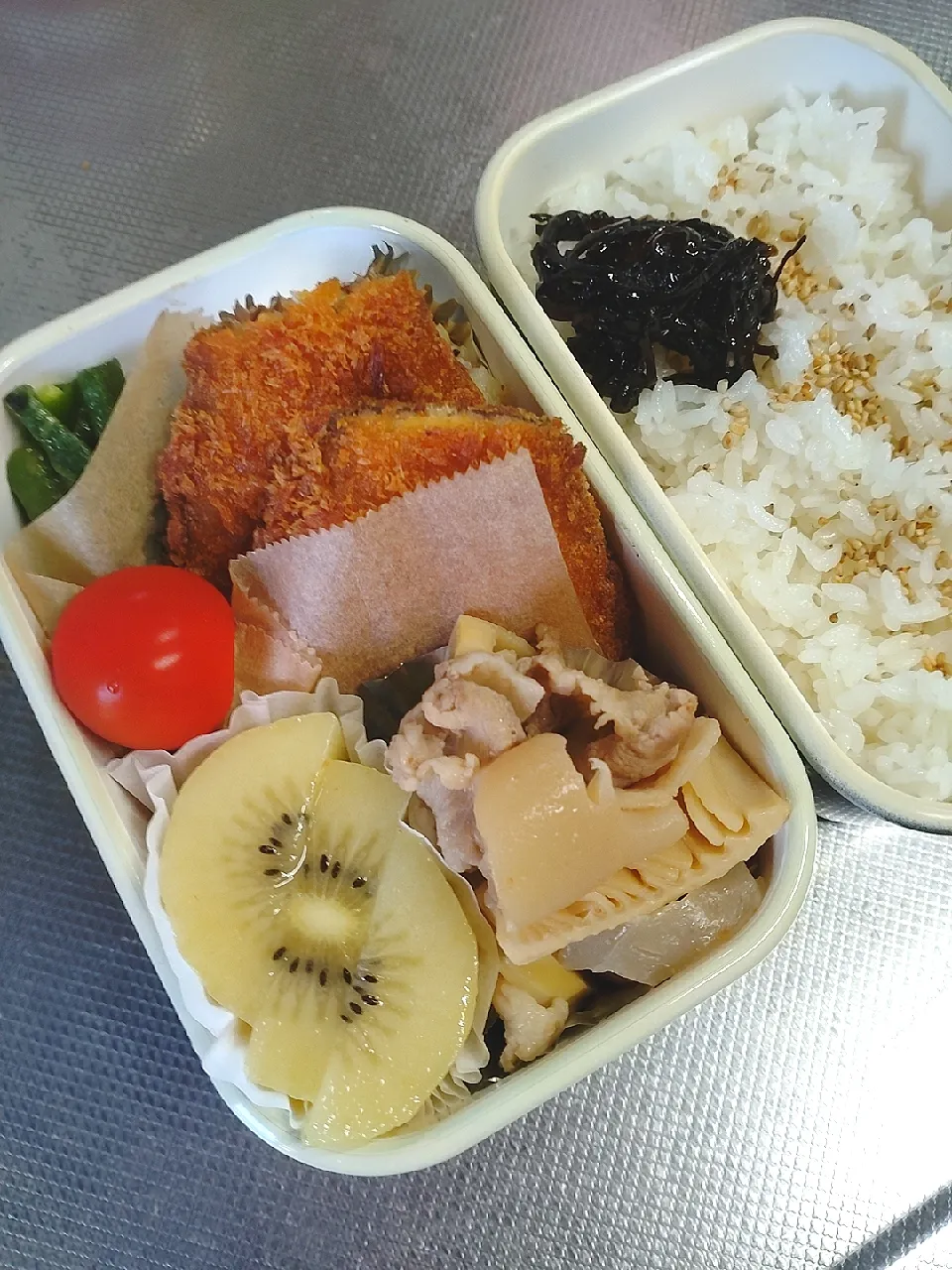 アジフライ弁当|ぱんださん