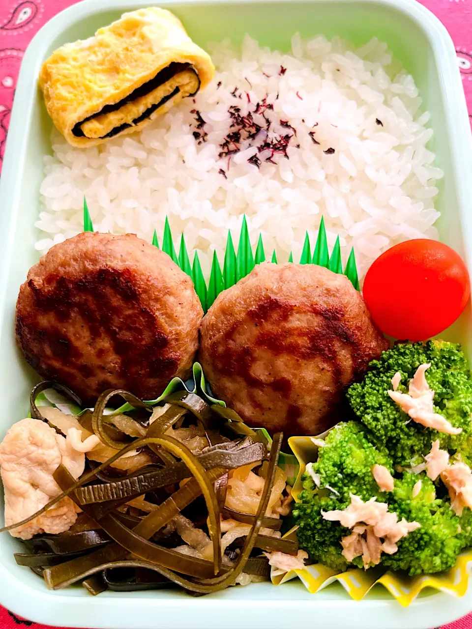 7/11(月)チーズハンバーグ弁当|ちくわさん