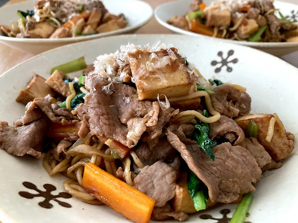 ＊絹揚げでカサ増し焼きそば＊|＊抹茶＊さん