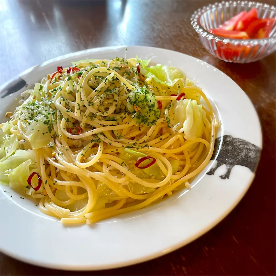 しらすとキャベツのパスタ|samosaさん