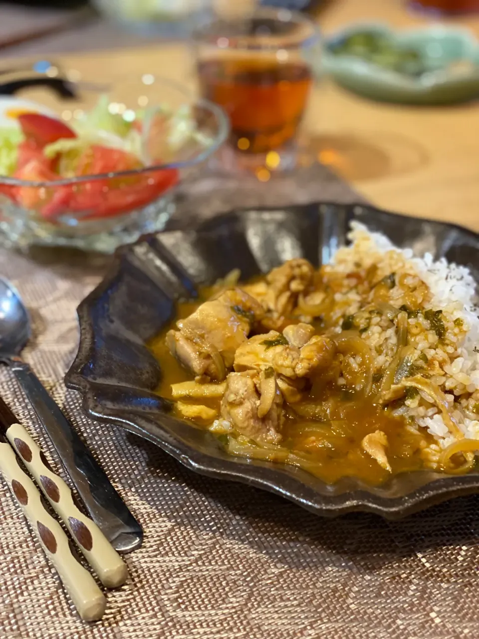 栗原さんのバジルチキンカレー|エトフさん