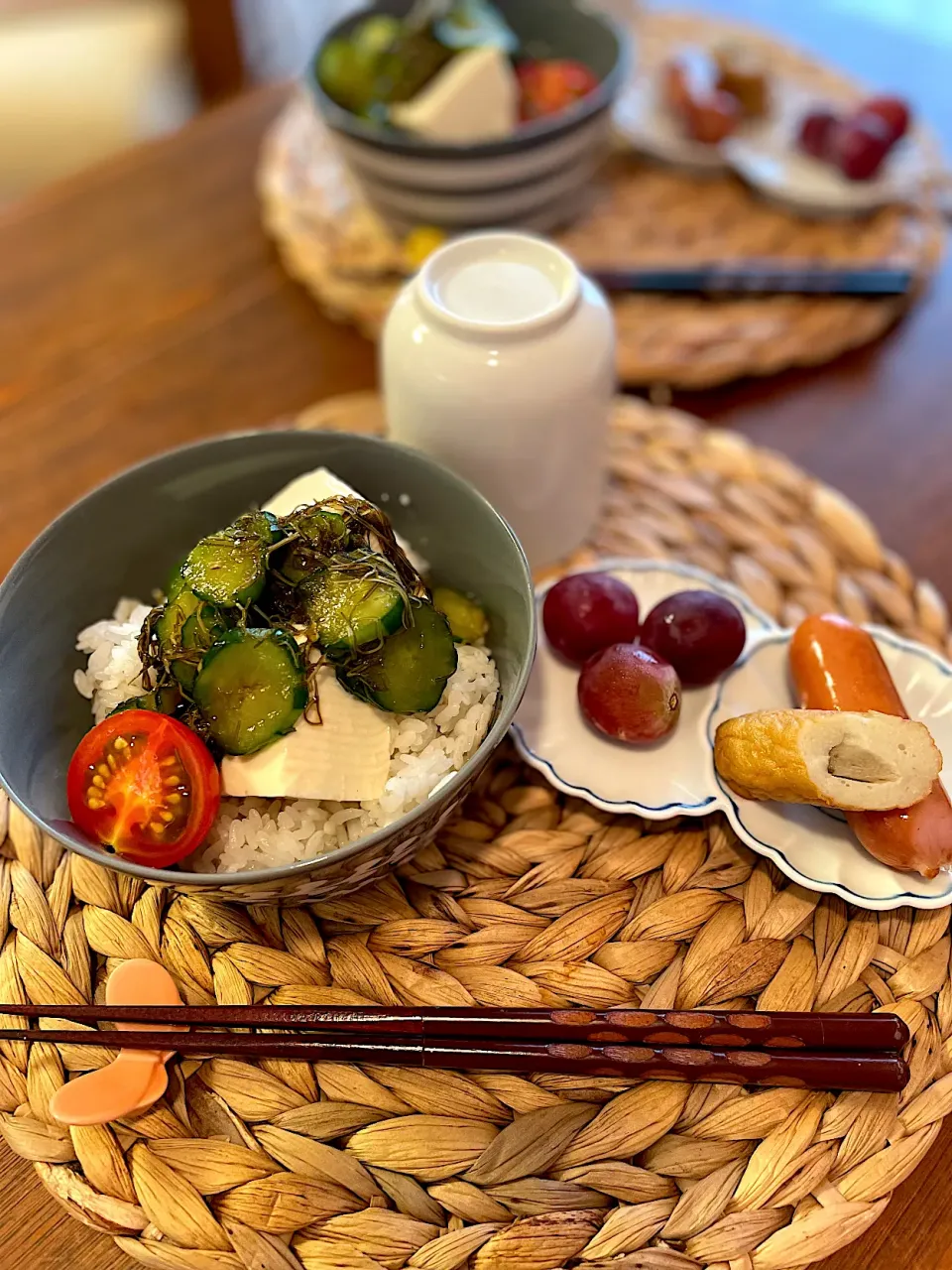 きゅうりと昆布でさっぱりお豆腐丼|ＭＡＲＵＥ家の食卓さん