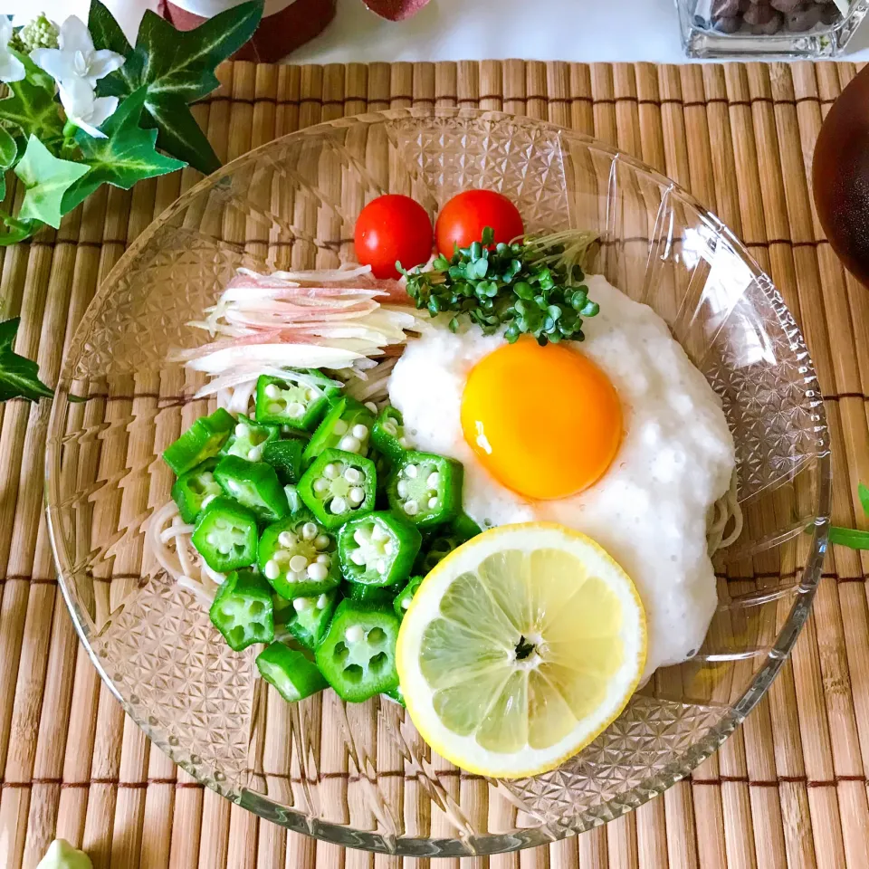 ぶっかけとろろ蕎麦|ハマーさん