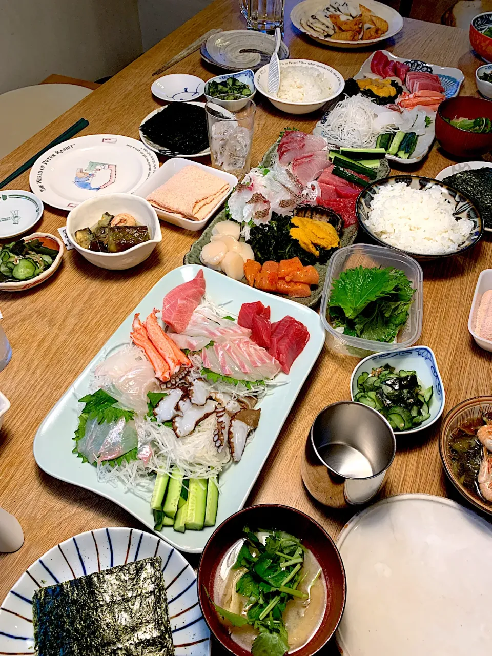 Snapdishの料理写真:手巻き寿司パーティー🍣|春 来るさん