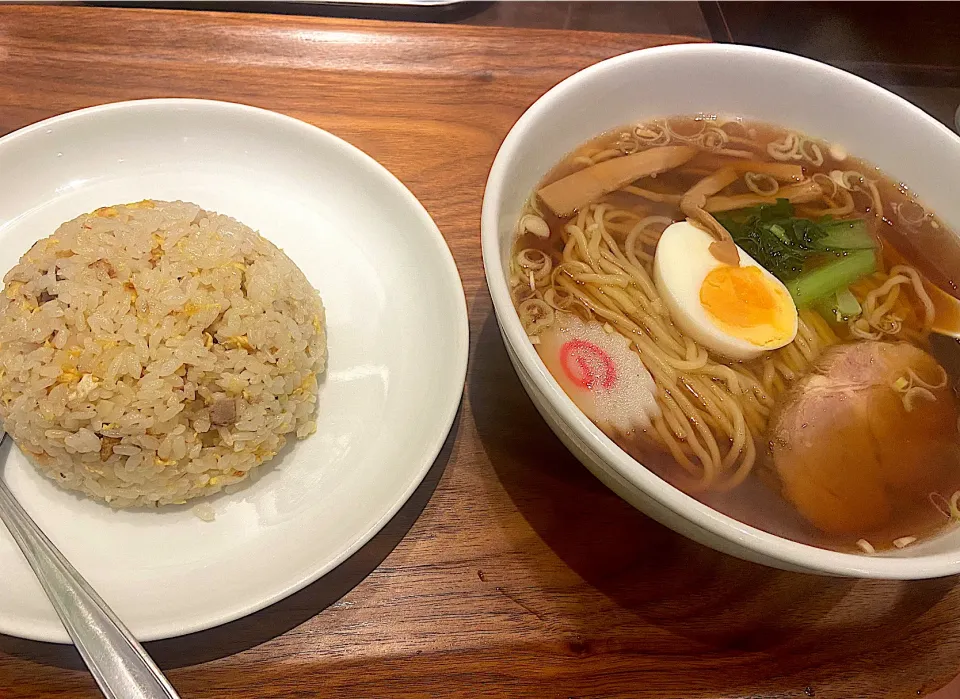 Snapdishの料理写真:半チャンラーメン|須佐 浩幸さん