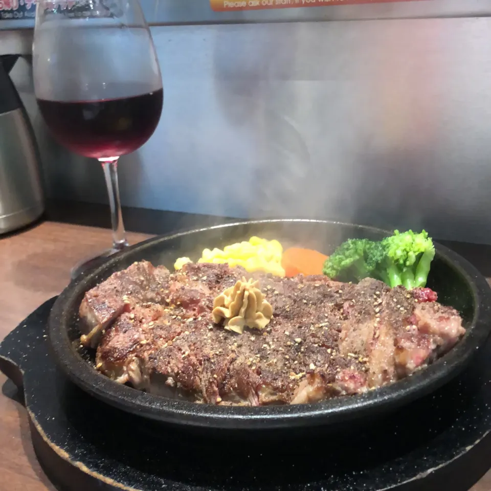 Snapdishの料理写真:ワイルドステーキ450g  #いきなりステーキイトウヨーカドー小杉店|Hajime Sakaiさん