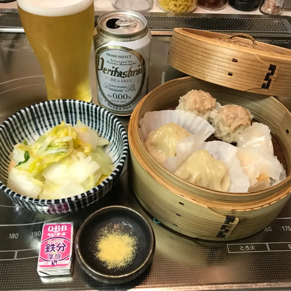 いただきものの点心で家飲み|sanaeさん