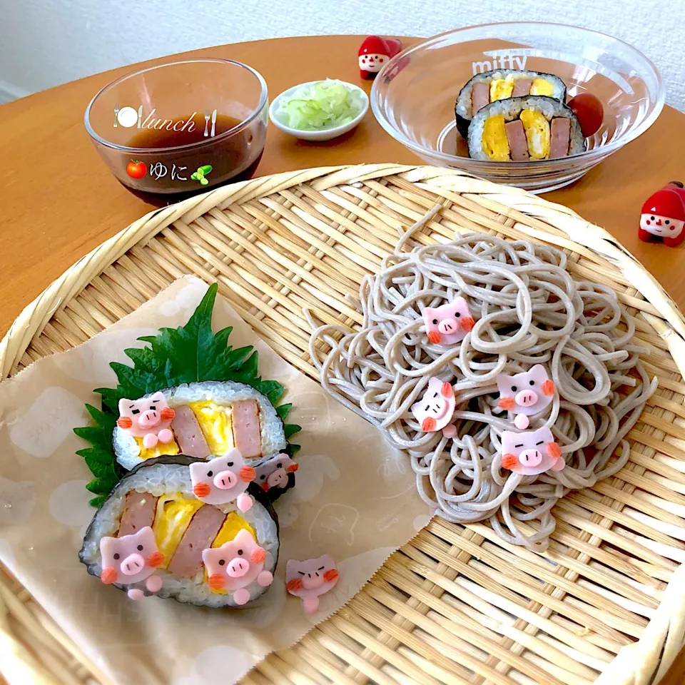 🌻蒸し暑い日🌻のlunchは冷たい🧊お蕎麦🥢|🌸yuni🌸さん