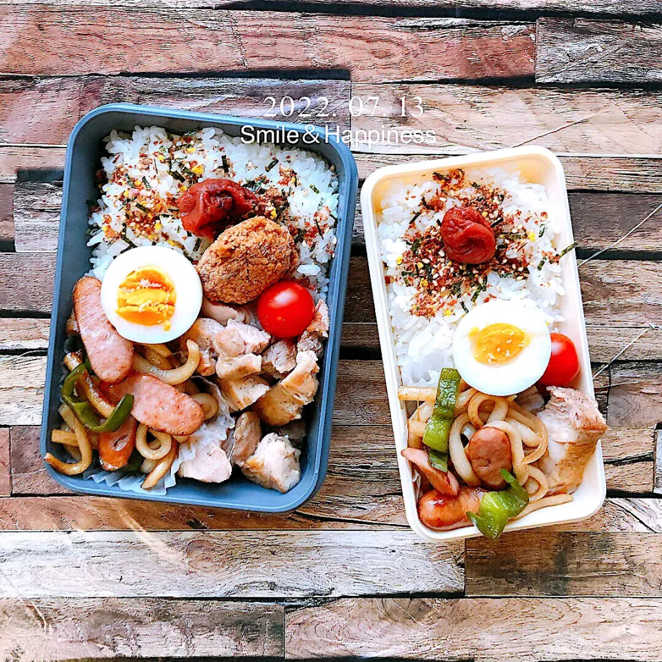 Snapdishの料理写真:2人弁当😁|Rie Naganoさん