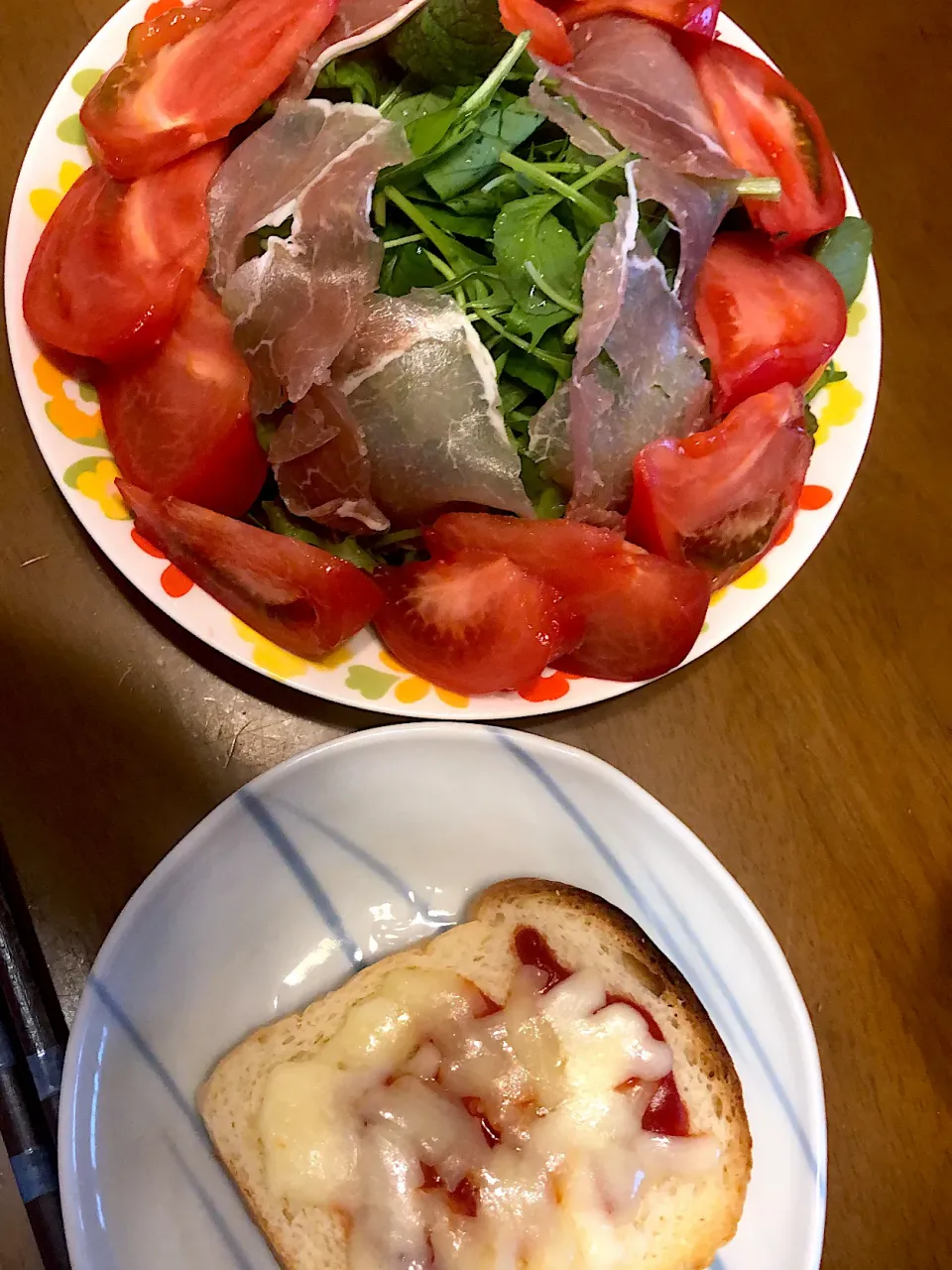 Snapdishの料理写真:ヘルシーピザトースト風|masaさん