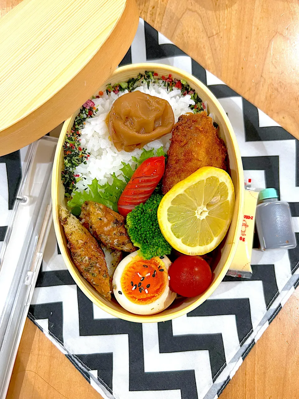 Snapdishの料理写真:2022.7.13 今日の夫弁当|mieさん