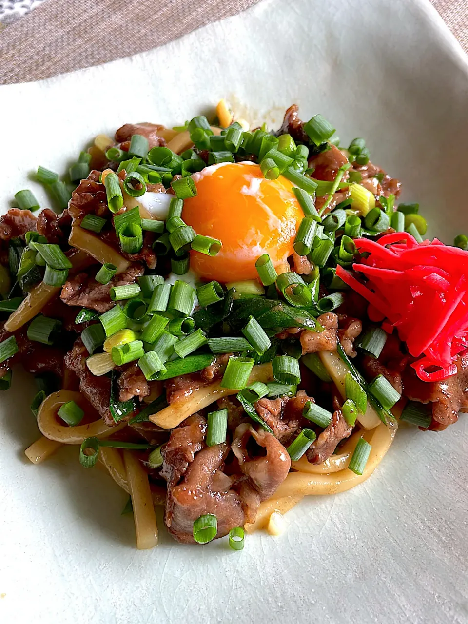 コウケンテツさんの牛ねぎ焼きうどん|reliさん