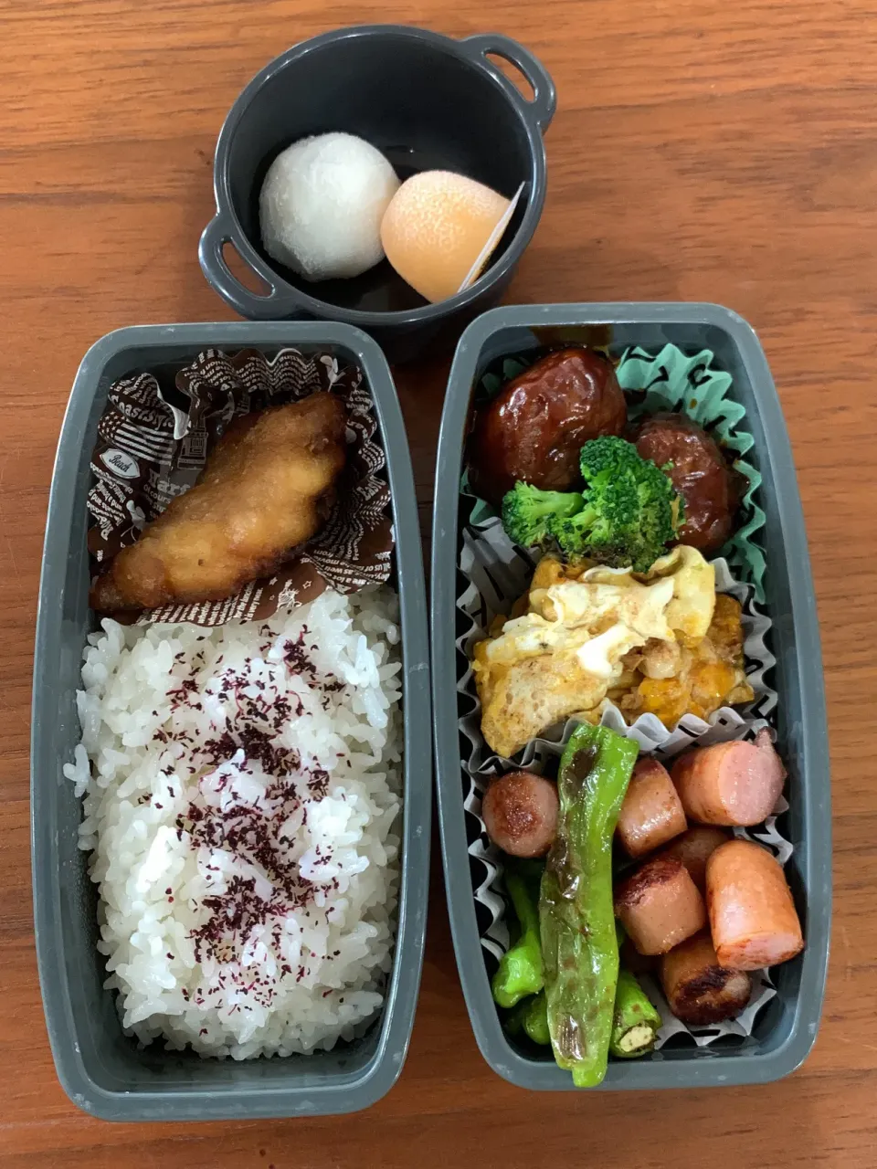 Snapdishの料理写真:2022/7/14 中3息子弁当|こうれい母さん