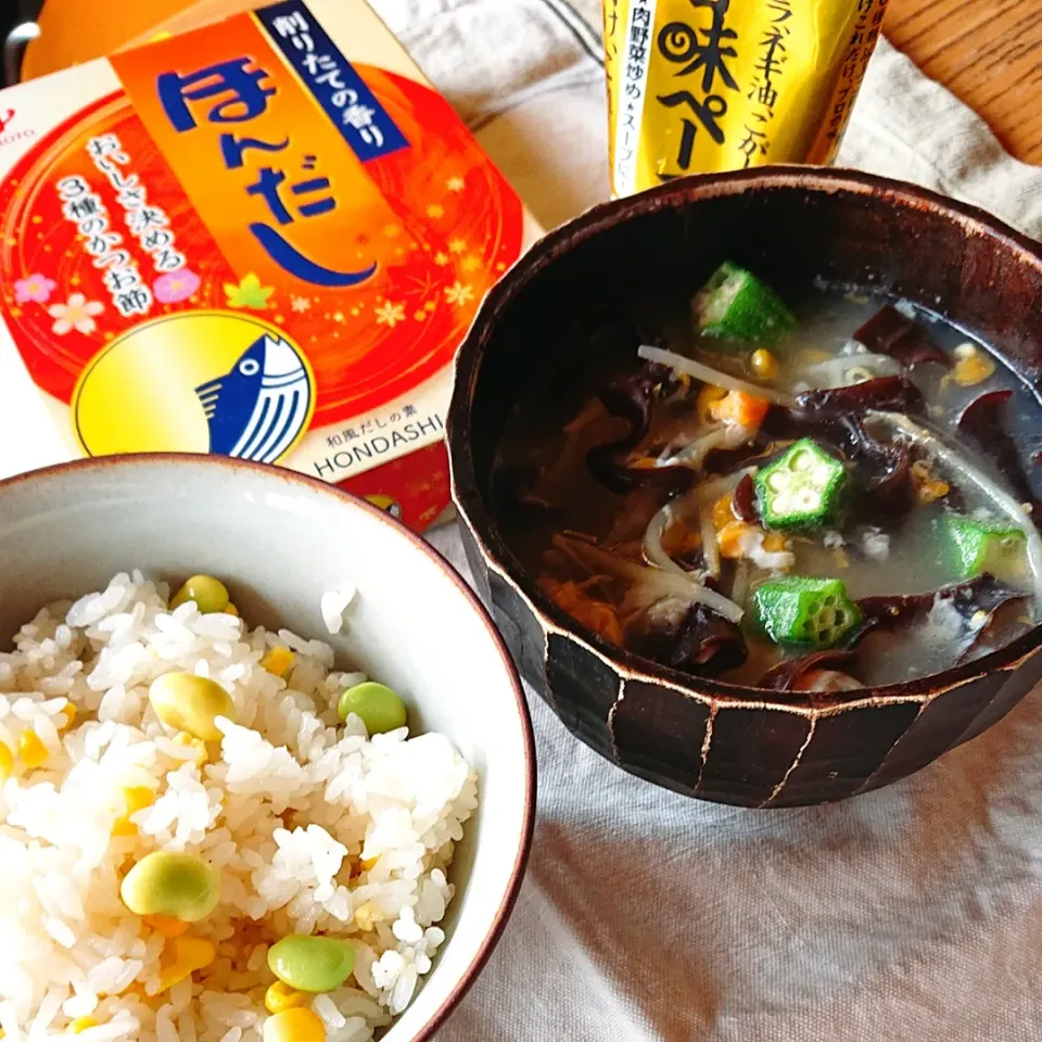 「勝ち飯」お豆三昧 朝ご飯|tomtomverdeさん