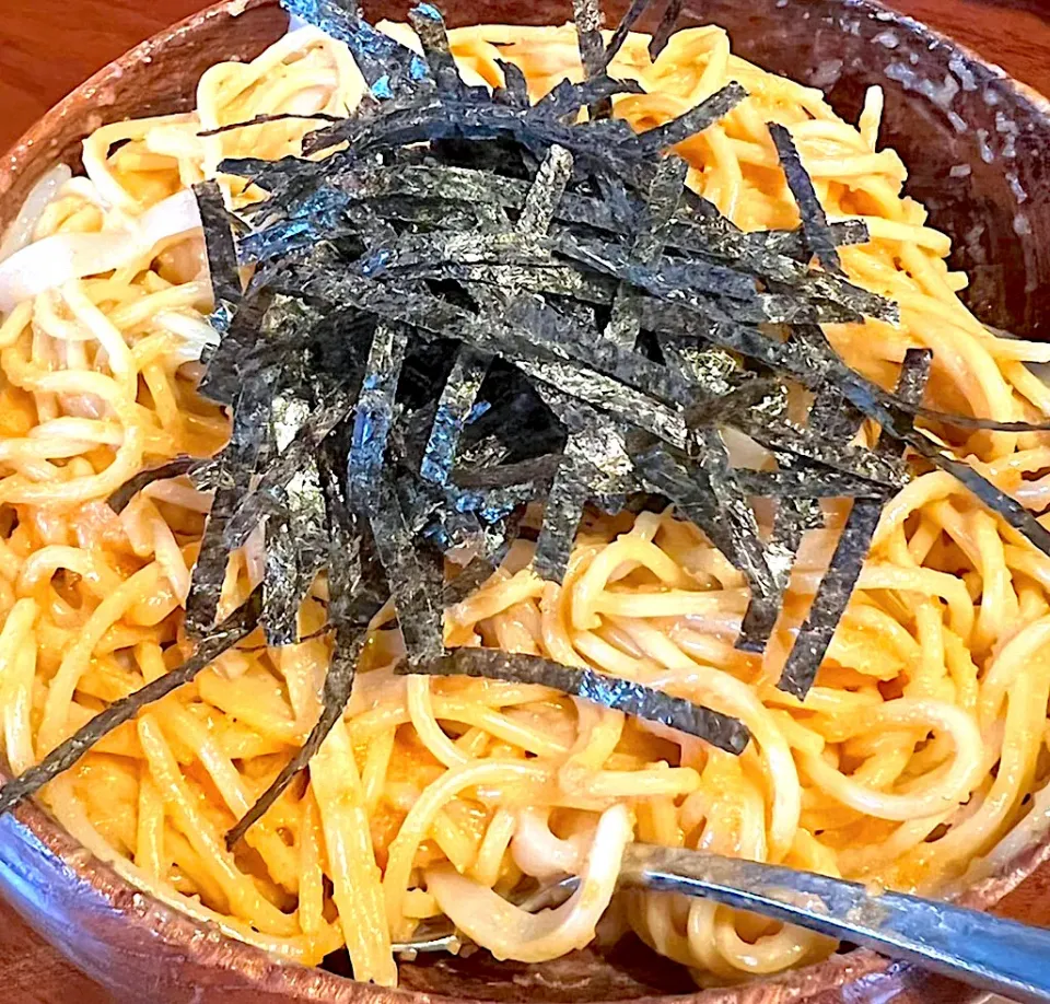 Snapdishの料理写真:タラコパスタ|Food is lifeさん