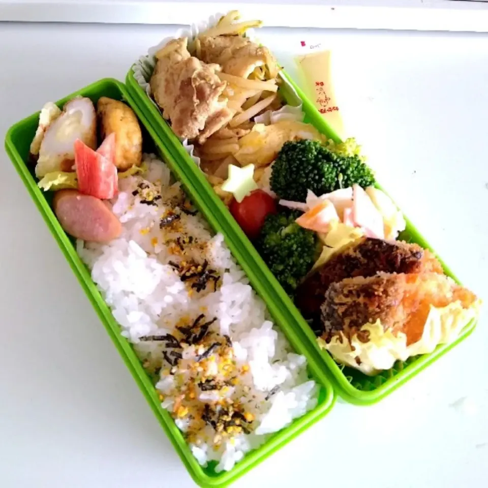 7/14サーモンフライとカレーソテーのお弁当|Reikoさん